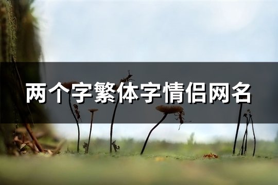 两个字繁体字情侣网名(精选41个) 两个字繁体字情侣网名(精选41个)