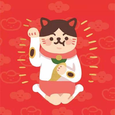 2024年女人幸运又聚财头像卡通头像(优选10张)