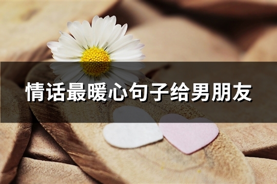情话最暖心句子给男朋友(优选31句)