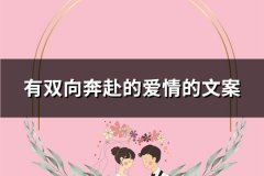 双向奔赴的爱情的文案(推荐29句)