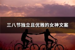 三八节独立且优雅的女神文案(推荐40句)