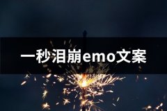 一秒泪崩emo文案(精选40句)