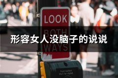 形容女人没脑子的说说